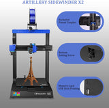Artillery Sidewinder SW-X2 3D Printer Latest Model Ultra-Quiet Printing 300x300x400mm Artillery 