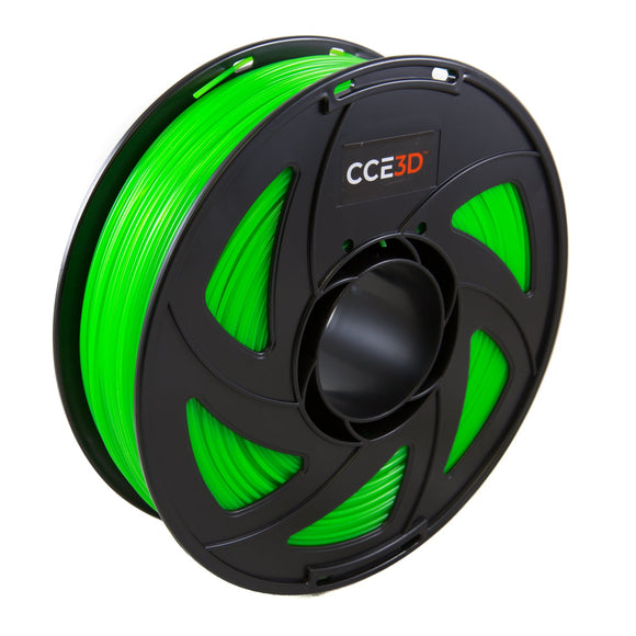Fluorescent Green PETG 3D Printer Filament 1.75mm +/- 0.05 mm, 1kg Spool (2.2lbs) 3D Printer Consumables CCE3D 