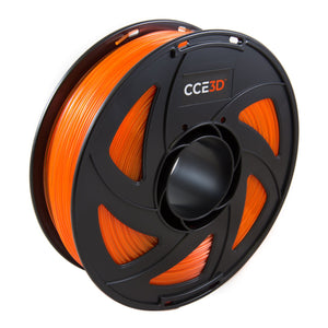 Translucent Orange PETG 3D Printer Filament 1.75mm +/- 0.05 mm, 1kg Spool (2.2lbs) 3D Printer Consumables CCE3D 
